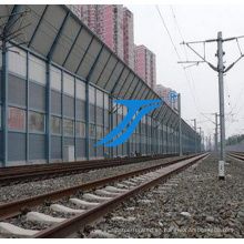Fábrica de la barrera acústica del paso elevado ferroviario, barrera acústica residencial